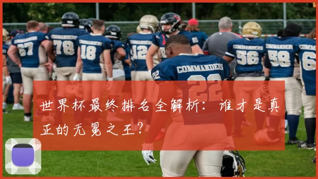 世界杯最终排名全解析:谁才是真正的无冕之王?